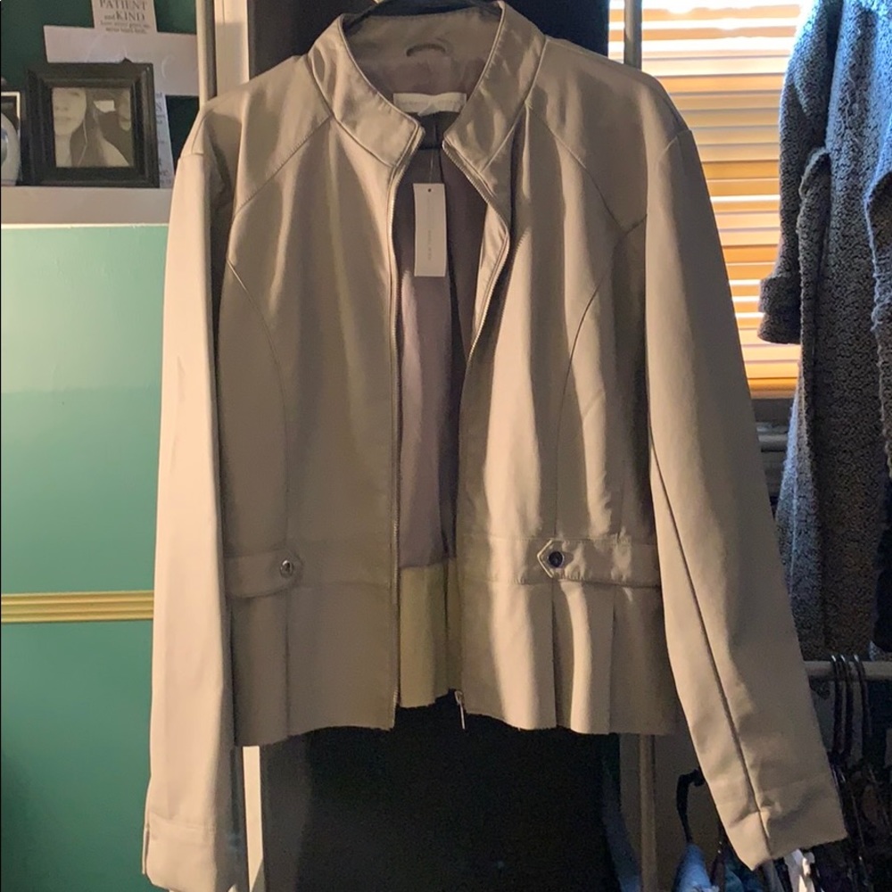 Faux Leather Jacket
